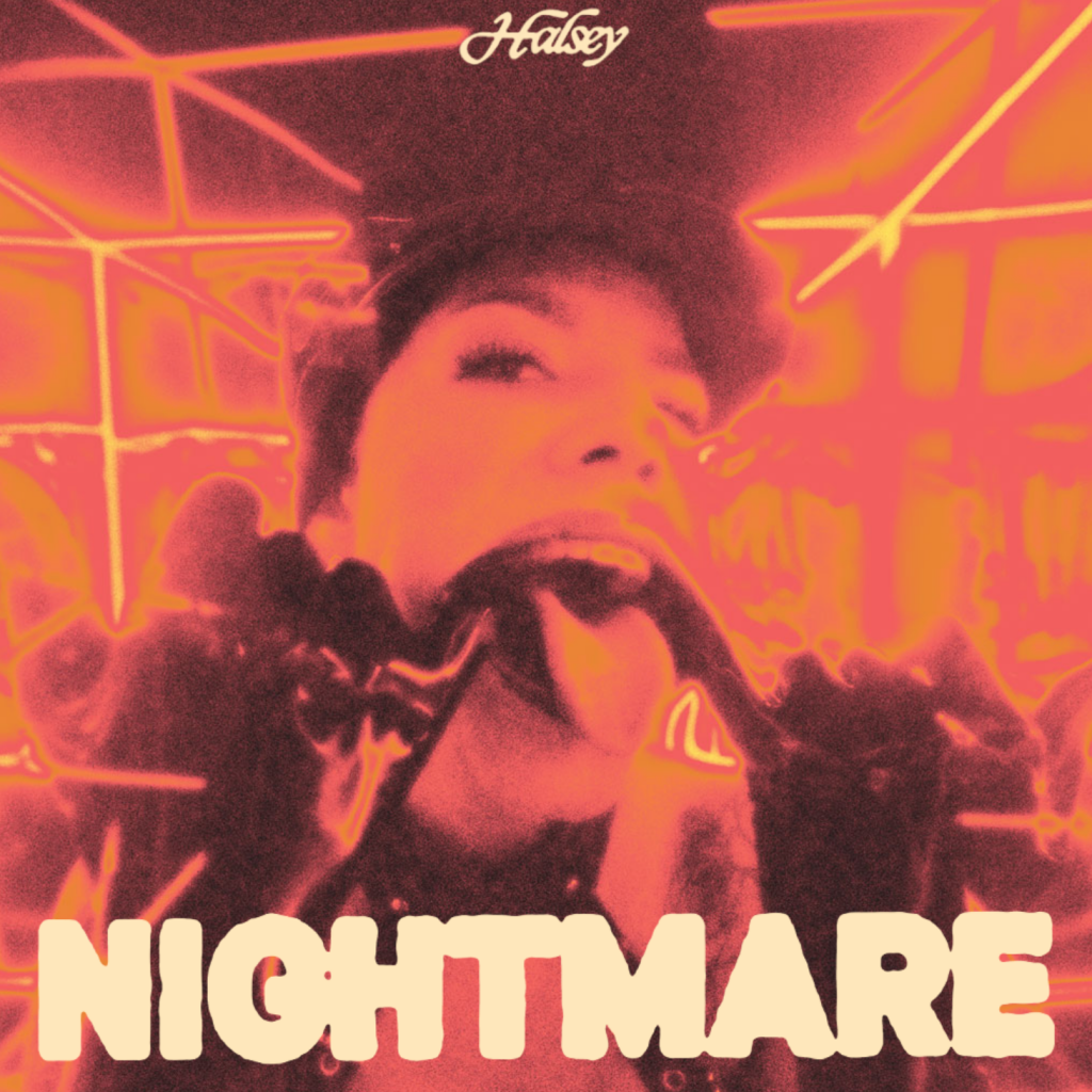 Мой кошмар не знает страх. Halsey Nightmare. Кошмар Холзи. Halsey Nightmare обложка. Холзи Постер Найтмер.